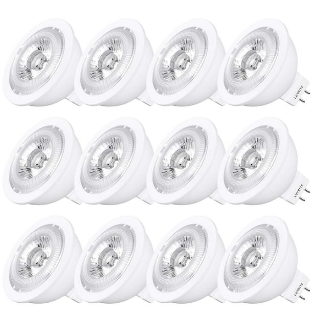 Luxrite MR16 LED Bulb GU5.3 7W LED Spotlight Bulb 12V Home Energy Star & Damp Rated and Track Lighting 3 Pack 50W Equivalent 3000K Soft White Dimmable 40 Degree 500 Lumens Landscape Luxrite MR16 LED Bulb GU5.3 7W LED Spotlight Bulb 12V Home Energy Star & Damp Rated and Track Lighting 3 Pack 50W Equivalent 3000K Soft White Dimmable 40 Degree 500 Lumens Landscape